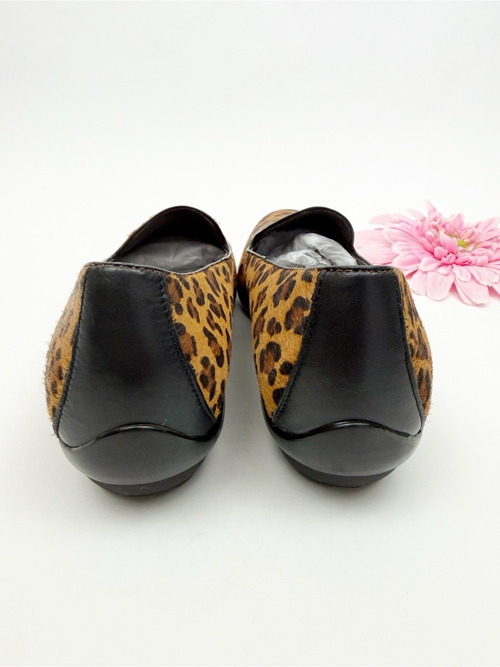 Dansko Olivia Leopard Animal Calf Pony Hair Loafers Tan Brown Black Comfort - Picture 7 of 14